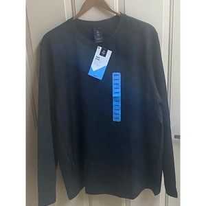 Tech Crew LS Micro Fiber Poly/Spandex Members Mark NWT Sz Large